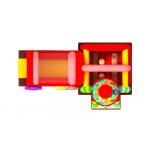 0.55mm PVC Tarpaulin Inflatable Bouncy House With Slide Candy Inflatable Combo