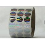 Honeycomb Security Hologram Sticker , Tamper Evident Labels Eco - Friendly  Material for sale