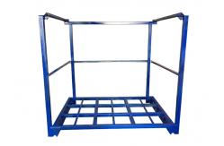 China Stackable Tyre Steel Tube Pallet Stillages Boxes Cages For Warehouse supplier