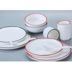 Unbreakable 4pc Food Grade 100% Melamine Dinnerware Set for sale