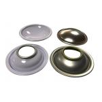 Aerosol Can Cone Tinplate Can Lids Clear And Gold Color 211# 65mm Diameter for sale