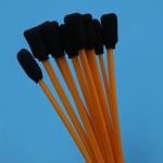 5 Lint Free Black Sponge Swab Orange Stick Rectangular Cleanroom Foam Swab for Printer Cleaning for sale