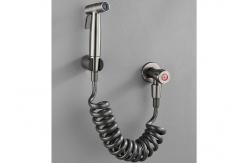 China New Design Handheld Toilet Bidet Spray Kit Bathroom Wall Mounted Brushed supplier