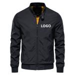 Custom Hombres New Casual Jacket Men's Spring And Fall Sport Solid Color Coat Men's Fashion Casual Simple Jackets for sale