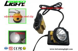 China High Power LED Miners Cap Lamp Impact Resistant For Underground Lighting Safety supplier