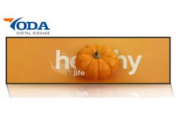 China Stretched Bar LCD Advertising Display 300CD/M2 TFT LCD Display supplier