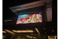 China Glass Transparent LED Mesh Screen 800W Outdoor Video Wall supplier