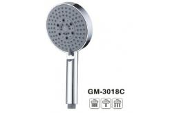 China Titanium Brushed Brass Hand Shower Spray Thumb Tab Chrome Hand Held Shower Head supplier