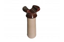 China Customerized transmission line post porcelain insulator 11KV / no glaze body supplier