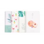 Art diy Spiral Bound Book custom spiral binding book printing for sale