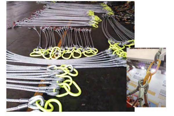 Carton / Pallet Packing Polyester Loop Sling Durable And Versatile