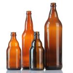 Wholesale 250ml Clear Glass Soda Bottles For Carbonated Drinks With Crown Cap for sale