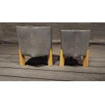 Characterful Fiber Clay Planter with leg for Hotel Gardens Indoor or Outdoor for sale
