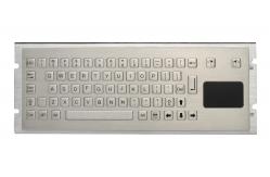 China Small IP65 dynamic vandal proof Industrial Keyboard With Touchpad , short stroke supplier