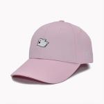 6 Eyelets 6 Panel Baseball Cap With Constructured Front Panel Pink Color for sale