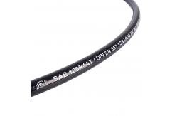 China SAE 100R1& EN853 1SN 3/8'' Smooth Surface Hydraulic Hose Assembly supplier