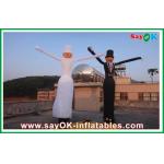 Advertising Inflatable Air Dancer Man Eco-Friendly 3m Blow Up Dancing Man For Restaurant Opening Ceremony for sale