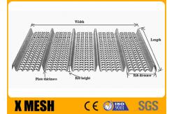 China 2000mm Length Expanded Galvanized Metal Rib Lath Heavy Duty ASTM A924 Standard supplier