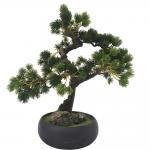 Custom Size Artificial Bonsai Office Silk Potted Palnts Desk Decoration Vibe Green Plants for sale