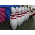 2.5m Tall White Blow Up Bowling Ball / Inflatable Human Bowling Set