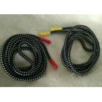 Handmade Shiny Silicone Ending Rubber Zipper Puller With 3mm Polyester String