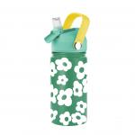 12Oz 350ML Double Walled Vacuum Insulated Water Bottle With Easy Grip Loop for sale