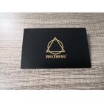 0.2mm Gold Metal RFID Card For Door Entrance Gym Locker for sale