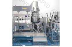 China 100L Hydraulic Lifting Vacuum Homogenizing Machine Cosmetic Cream Mixer Machine supplier
