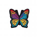 Butterfly Shape Clothing Embroidered Patches Woven Chenille Iron On Sew On Heal Seal for sale