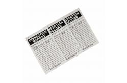 China Customizable Plastic Safety Tag with Printed Design supplier