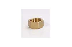 China Female Thread Copper Pipe End Caps Brass Plumbing Pipe Fitting supplier