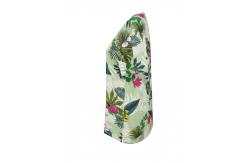 China Four Way Stretch Printed Scrub Tops 95% Polyester 5% Spandex supplier