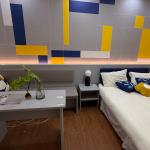 Customised Modern Wooden Hotel Bedroom Furniture Sets Apartment Bedroom Set