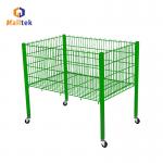 Custom Promotion cage Capacity Stackable Wire Baskets for sale