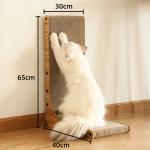 Running Climbing Cat Corrugated Scratcher Triangle Cardboard Cat Scratcher