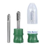 6mm Shank Silver Welding Carbide Rotary Burr For Cutting Metal for sale
