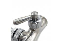 China Homebrew Beer Keg Faucet , Flow Control Beer Faucet With Forward Sealing supplier