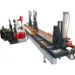 7.5KW 400mm Twin Blade Circular Sawmill Sliding Table Saw Machine Diesel Powered for sale