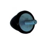 Mechanical Rubber Shock Absorber With Customized Size And Shape Black Absorbers for sale