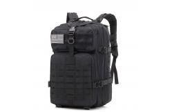 China Oxford Black Tactical assault backpack 45L Molle System With Heavy Duty Zipper supplier