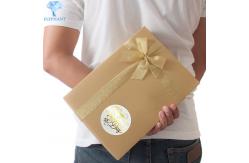 China Bottled Beverage 38mm Custom Sticky Labels Flexographic Printing supplier