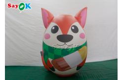 China 7ft Air Tight Inflatable Holiday Decorations Standing Animal Fox Model supplier
