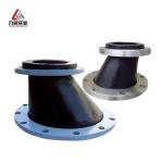 DN15-DN4000 Eccentric Reducing Rubber Joint Offered With Carbon Steel Flange Drawing for sale