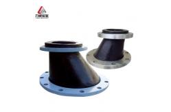 China DN15-DN4000 Eccentric Reducing Rubber Joint Offered With Carbon Steel Flange Drawing supplier