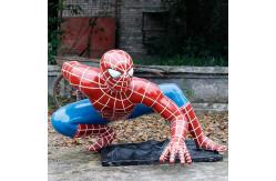 China Fiberglass Marvel Spider Man Statue Life Size Spiderman Statue supplier