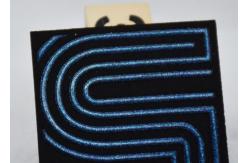 China High Frequency 1mm TPU Embossed Patches OEKO Sew On Leather Patches supplier