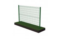 China Triangular Garden Curved 3D Fence Welded Wire PVC Coated Garden Fence supplier