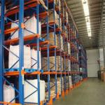 Q235 Steel Drive In Racking ISO9001 Drive In Drive Through Racking System for sale