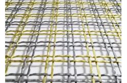 China Staircases Isolation Screen Decorative Wire Mesh 50mm Aperture Square Hole supplier