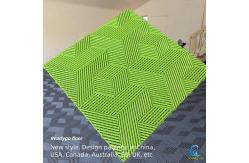 China Three Dimensional 19mm Garage Tiles Interlocking Heavy Duty Garage Floor Squares supplier